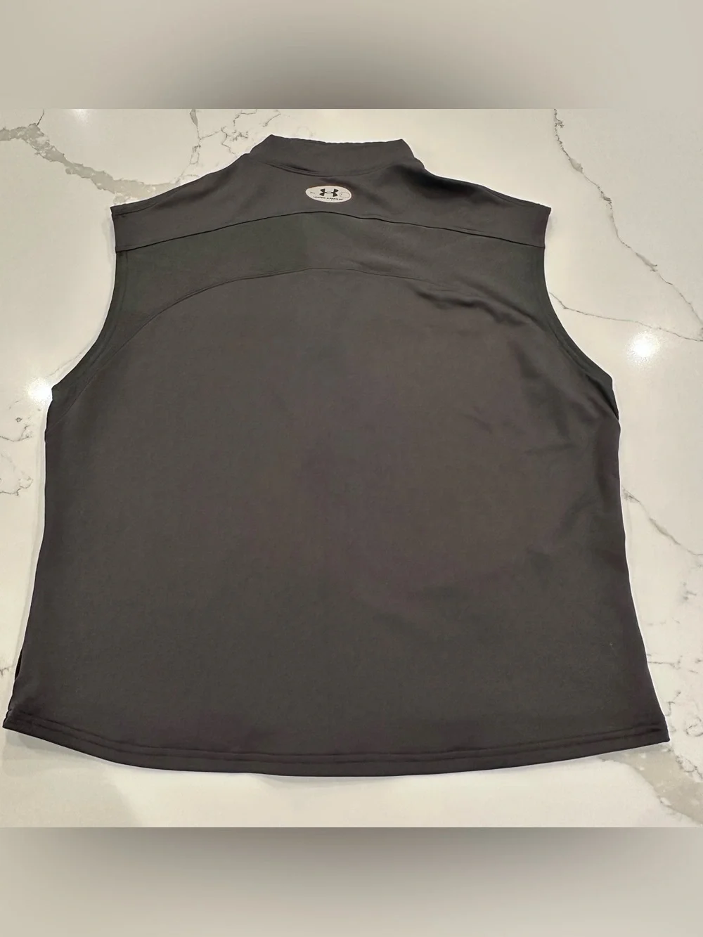 Under Armour Vest Mens XL Full Zip Grey ColdGear Outdoor Golf Athletic Gorpcore